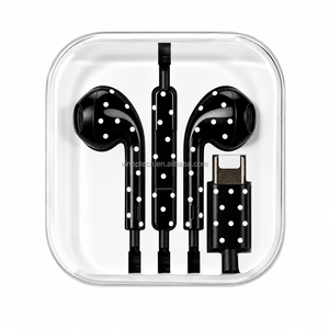Auriculares con Cable Tipo C con Diseño de Puntos, Manos Libres, con Micrófono de Audio HD y Control Remoto para Llamadas y Música en <span class=keywords><strong>iPhone</strong></span> - Product Image 3