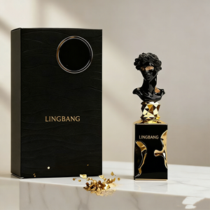 Vente en gros <span class=keywords><strong>de</strong></span> flacons <span class=keywords><strong>de</strong></span> <span class=keywords><strong>parfum</strong></span> arabes <span class=keywords><strong>de</strong></span> Dubaï <span class=keywords><strong>de</strong></span> forme irrégulière, 100 ml, en verre transparent, avec vaporisateur et boîte d'emballage - Product Image 5