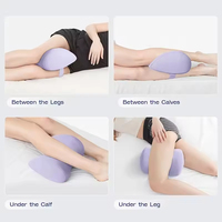Coussin de jambe en mousse à mémoire de forme, idéal pour le sommeil latéral et pour la distribution de la pression sur les hanches, les genoux et les articulations