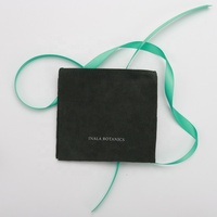 Enveloppe en daim épais de luxe avec logo personnalisé sac à poussière pour bijoux pochette cadeau cosmétique souple emballage pour bagues bracelets boucles d'oreilles