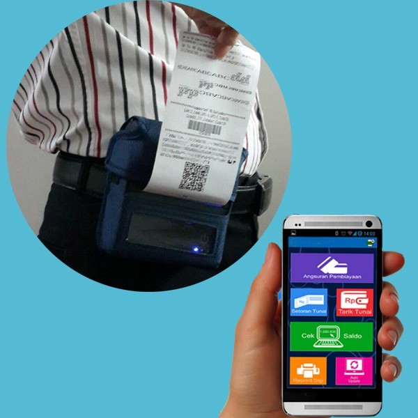 Loyverse Pos Printer 80mm Portable Android Bluetooth Mobile Thermal Receipt Printer for Restaurant
