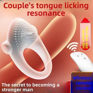 Anneau vibrant <span class=keywords><strong>pour</strong></span> pénis en silicone/TPE <span class=keywords><strong>pour</strong></span> hommes, retardateur d'éjaculation, jouet sexuel <span class=keywords><strong>pour</strong></span> adultes - Product Image 2