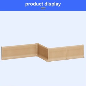 Zócalo de Aluminio con Efecto de Madera Personalizado, Disponible en Colores Nogal/<span class=keywords><strong>Roble</strong></span>, Servicio OEM y ODM para Venta al por Mayor - Product Image 2