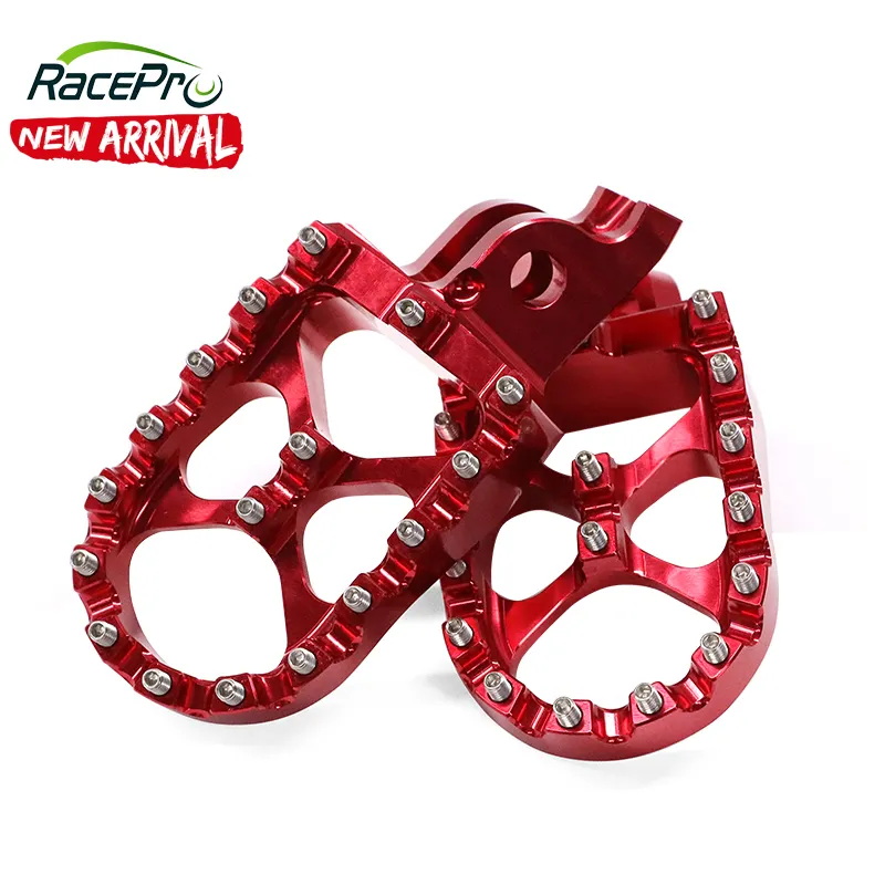 RACEPRO RP0440-1112R RP0440-1112L motosiklet alüminyum vites ayak kolu ayak kazıklar Harley Softail için Footrest pedallar