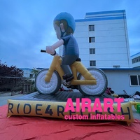 Ballon de vélo gonflable pour la publicité, vélo gonflable géant pour événement promotionnel, un B3