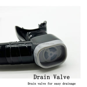 Masker selam Tempered ringan lensa tunggal, masker selam permukaan wajah penuh desain baru dengan tampilan lebar - Product Image 5