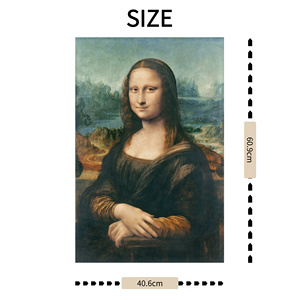 Riproduzione Classica della Monna Lisa <span class=keywords><strong>di</strong></span> <span class=keywords><strong>Leonardo</strong></span> <span class=keywords><strong>Da</strong></span> <span class=keywords><strong>Vinci</strong></span>, Stampa Giclée su Tela Ecologica con Cornice, Stile Pittura a Olio <span class=keywords><strong>di</strong></span> Alta Qualità - Product Image 2
