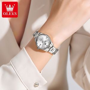   3621 Vente en gros OEM, logo personnalisé, montre à quartz pour femme, classique, étanche, calendrier, acier, cadeau pour femme - Product Image 4