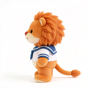 Peluche de León Suave, Juguete de Peluche Personalizado con Tela, Peluche de León Promocional, Muñeco de Peluche de León - Product Image 3