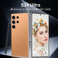 Nuevo Teléfono Inteligente de Alta Calidad 2026, Original Desbloqueado, S24 + Super 5G 16 + 512 GB, S24 Ultra, Android 14.0, Versión Global