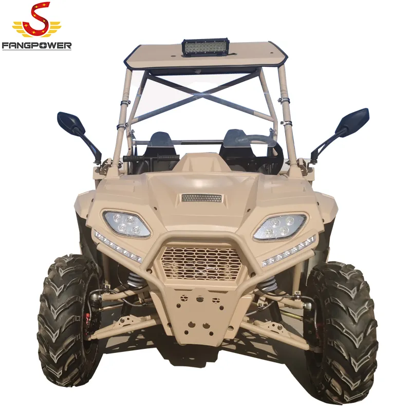 EPA CE vente en gros de buggy tout-terrain 2 roues motrices EFI 250cc moteur de moto UTV jaune désert