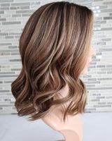 Populaire été Style coupe courte perruque haut de gamme européenne cheveux humains Invisible HD dentelle haut blonde avant de lacet perruque pour les femmes perte de cheveux