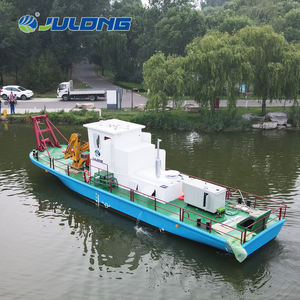 小型・中型油圧クレーン付きタグボート、積載量8トン、350馬力ディーゼルエンジン搭載、浚渫・湖上輸送用 - Product Image 3