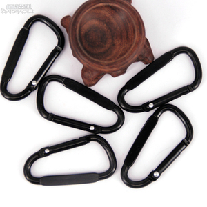 Venta al por mayor personalizable Mini aleación de aluminio mosquetón impermeable con 5cm 1,89 pulgadas plano D-ring llavero gancho <span class=keywords><strong>Camping</strong></span> senderismo OEM - Product Image 5