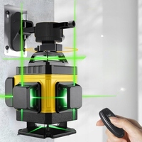 Niveau laser 4D 16 lignes croisées 360 degrés avec support et télécommande