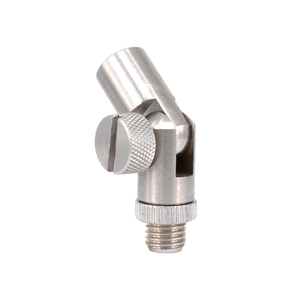 Hirisi acier inoxydable Angle adaptateur connecteur tige Pod Bank bâton reste carpe accessoires de pêche - Product Image 1