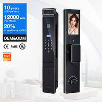Cerradura de puerta con contraseña digital eléctrica inteligente de venta directa de fábrica de China Wifi con reconocimiento facial 3D