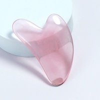 Masseur en céramique blanche Gua Sha, outils de thérapie pour affiner le visage et masser