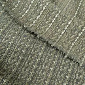 OEM ODM тканые текстурированные модные костюмы абайя ткань 100% полиэстер высокое качество модная твидовая ткань для Блейзера