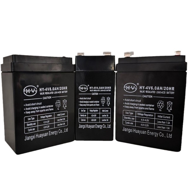 Lead Acid Battery 4V4AH for Solar Panel UPS Golf Carts & Power Tools