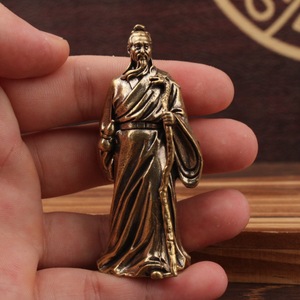 Brass Hua Tuo Figurine <b>Small</b> Craft <b>Ornament</b> For Home Office Tabletop Decor - Product Image 3
