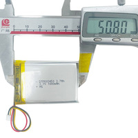 Baterai Lithium Polymer Li-Po LP573450 1000mAh 1050mAh 3.7V Dtp