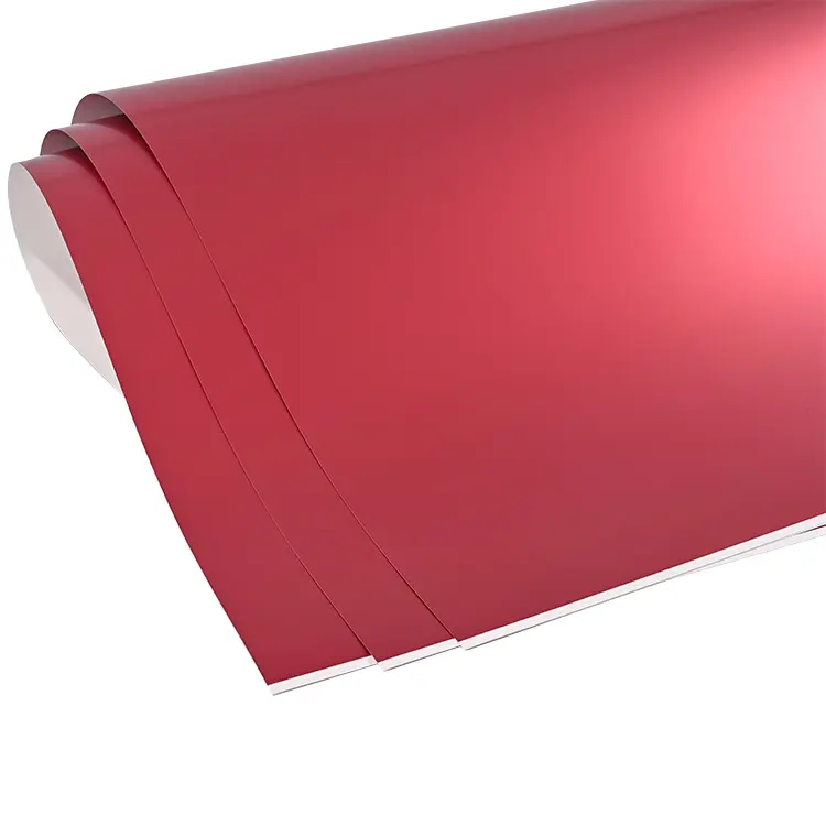 Penjualan terlaris ukuran warna kustom dapat dicetak warna DIY kerajinan kartu stok kertas merah Matte kartu stok