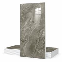 Panneau mural en PVC imperméable imitation marbre, panneaux muraux rigides en PVC imitation pierre, revêtement décoratif intérieur pour bureaux commerciaux et hôtels