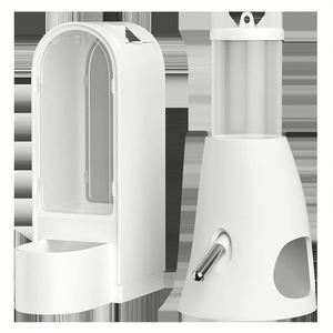 Distributeur automatique de nourriture et d'eau pour hamster - Grande capacité, anti-fuite, en plastique, design mignon pour hamsters - Product Image 4