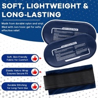 Packs de glace personnalisés pour blessures – Compresse chaude/froide en gel réutilisable pour genou et jambe – Soulagement de la douleur