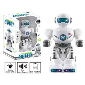 뜨거운 판매 스마트 로봇 완구 어린이를위한 지능형 음악 및 가벼운 로봇 교육 로봇 조기 교육