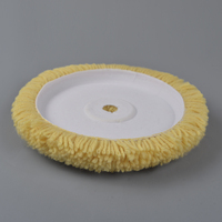 Tampon de polissage en laine 3''~8'' 100% laine naturelle pour perceuse-polisseuse, découpe, réparation de carrosserie automobile