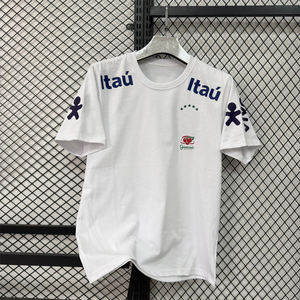 T-shirts légers imprimés brésiliens pour hommes en gros, vêtements de sport d'extérieur, adaptés à la saison de football. - Product Image 1