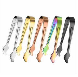 DFC0341 Stainless Steel Mini Sugar Tongs - Product Image 3