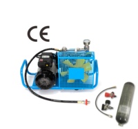 Compresor de Aire para Buceo y Bomberos, 300 bar, 100 L, JGX100ET, Bomba de Pistón Portátil sin Aceite de Alta Presión, CE