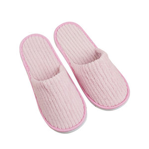 Manufacturer Wholesale Hotel <b>Slippers</b> Luxury Homestays Thickened Warm Coral <b>Fleece</b> Indoor Custom Hotel <b>Slippers</b> - Product Image 3