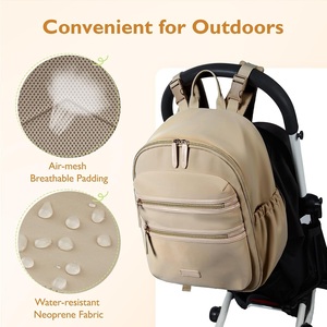 <span class=keywords><strong>Sac</strong></span> à dos à langer en néoprène mini format avec matelas à langer, poches isothermes pour biberons, attaches pour poussette, <span class=keywords><strong>sac</strong></span> de voyage – Vente en gros - Product Image 4