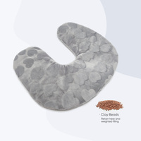 Coussins chauffants pour le cou Heart Impress, chauffés au micro-ondes, avec des billes de perles d'argile pour la thérapie par la chaleur, compresses chaudes