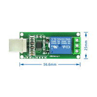 Módulo de Relé USB de 1 Canal y 5V, Conexión HID Plug and Play, Interruptor Inteligente para PC, Sin Necesidad de Controlador, para Encendido/Apagado Controlado por Computadora con Windows