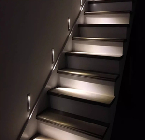 Luminaire d'angle encastré LED Fashion Beam avec détecteur de mouvement pour <span class=keywords><strong>escalier</strong></span> intérieur, allée et décoration murale - Product Image 6