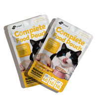 Alimento Húmedo para Gatos, 85g, con Leche de Cabra, Pollo, Atún y Krill, Totalmente Natural, Hipoalergénico, Venta al por Mayor de Fábrica OEM ODM