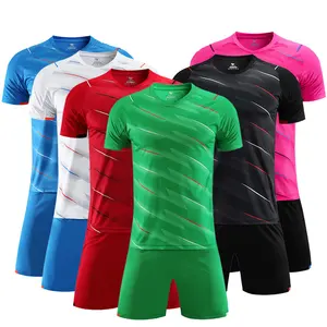 New model custom football jersey breathable polyester men soccer uniform high quality sublimation print soccer jersey
