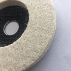 4/4.5 /5/6/7Inch 100Mm Wolvilt Polijstkussen Medium Hardheid Glas Polijsten Polijsten Wiel Oem Aanpasbaar - Product Image 5