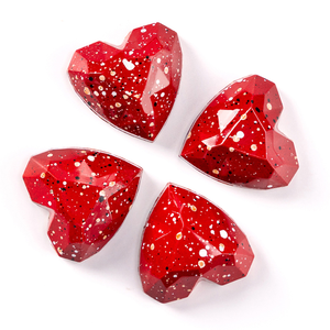 قالب شوكولاتة ثلاثي الأبعاد مصنوع يدويًا، قالب شوكولاتة مخصص على شكل قلب وحروف أبجدية ورموز الأبراج - Product Image 1