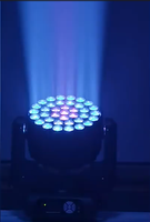 Efecto circular de alta calidad 37x15W Rgbw 4in1 Led Wash Zoom 3715 cabeza móvil Luz de escenario Dj Disco boda espectáculo evento Fiesta