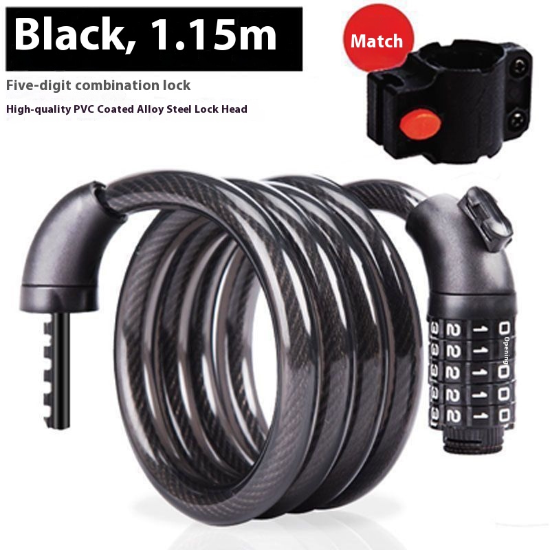 About 115cm long - with lock rack [9999 combinations]