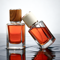 Ensemble cadeau de flacons de parfum en verre personnalisés de 50 ml, emballage personnalisé, vaporisateur vide pour cadeau d'entreprise
