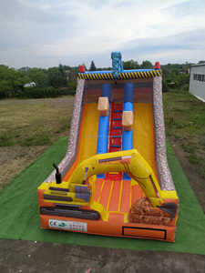 Tobogán Inflable <span class=keywords><strong>de</strong></span> PVC <span class=keywords><strong>de</strong></span> 6x3m para Uso Comercial, Tobogán Acuático para Parques <span class=keywords><strong>de</strong></span> Aventuras en Interiores/Exteriores - Product Image 4