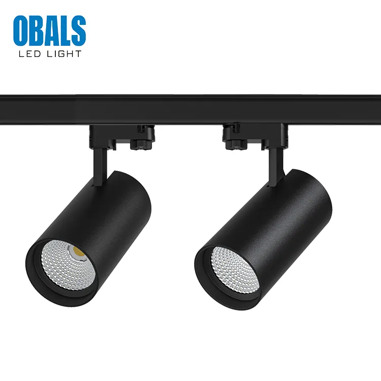 OBALS 중국 신제품 COB 알루미늄 바디 마그네틱 레일 설치 30 와트 36 와트 40 와트 LED 트랙 램프
