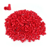 SP6 500 pièces rouge 18-10AWG vis rapide bout à bout épissure fil fermé terminaux de câble à bout torsadé connecteurs de fil